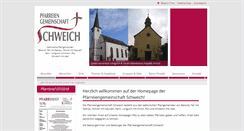 Desktop Screenshot of pfarreiengemeinschaft-schweich.de
